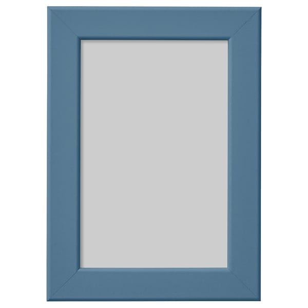 Ikea FISKBO - Frame, dark grey-blue, 10x15 cm