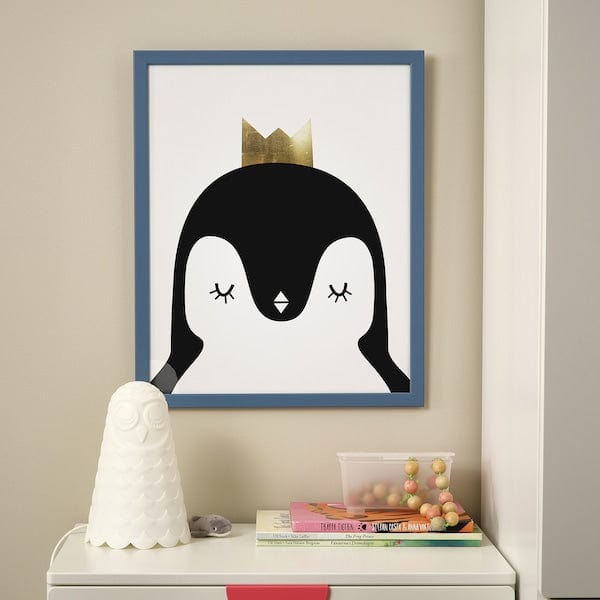 Ikea FISKBO - Frame, dark grey-blue, 40x50 cm