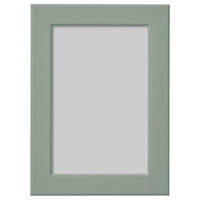 FISKBO frame, light grey-green, 10x15 cm