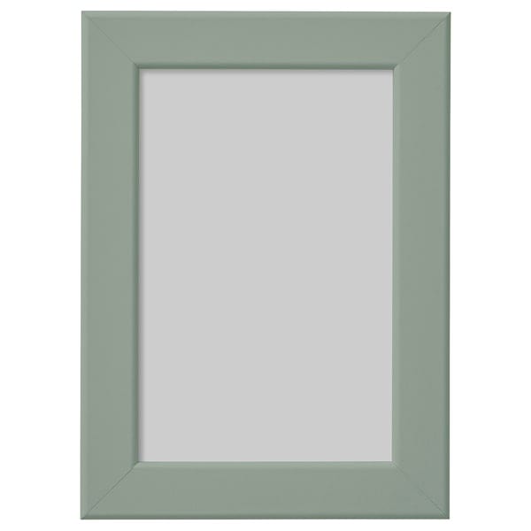 Ikea FISKBO - Frame, light grey-green, 10x15 cm
