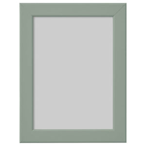 Ikea FISKBO - Frame, light grey-green, 13x18 cm