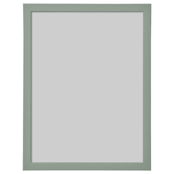 FISKBO frame, light grey-green, 30x40 cm