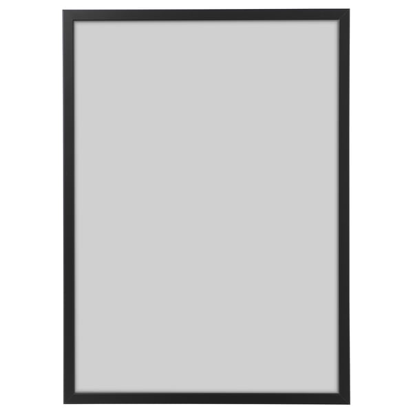 FISKBO frame, black, 50x70 cm