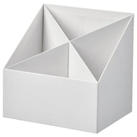 FJÄDERHARV desk organiser, white, 16x16 cm