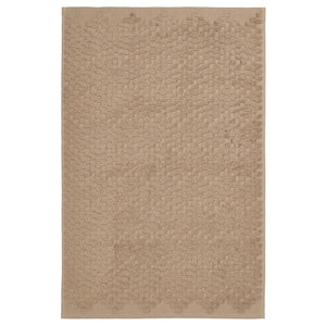 Ikea FJÄLLKATTFOT - Bath mat, beige, 50x80 cm