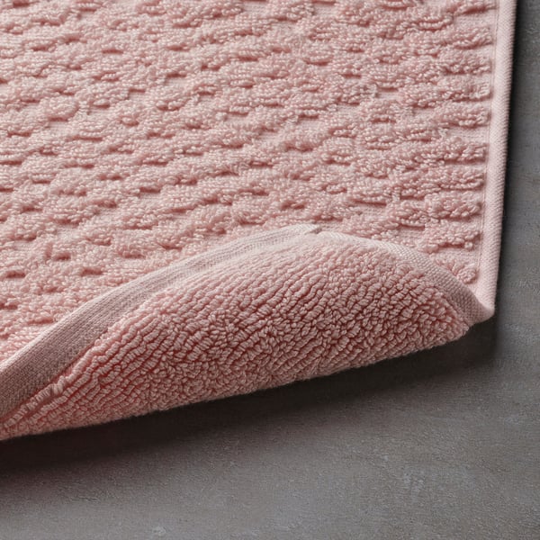 FJÄLLKATTFOT bath mat, pale pink, 50x80 cm