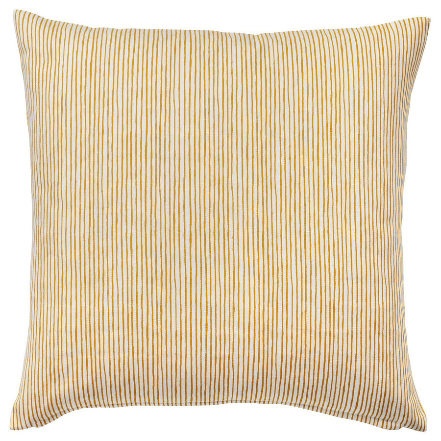 FJUNKLOCKA cushion cover, yellow/white, 50x50 cm