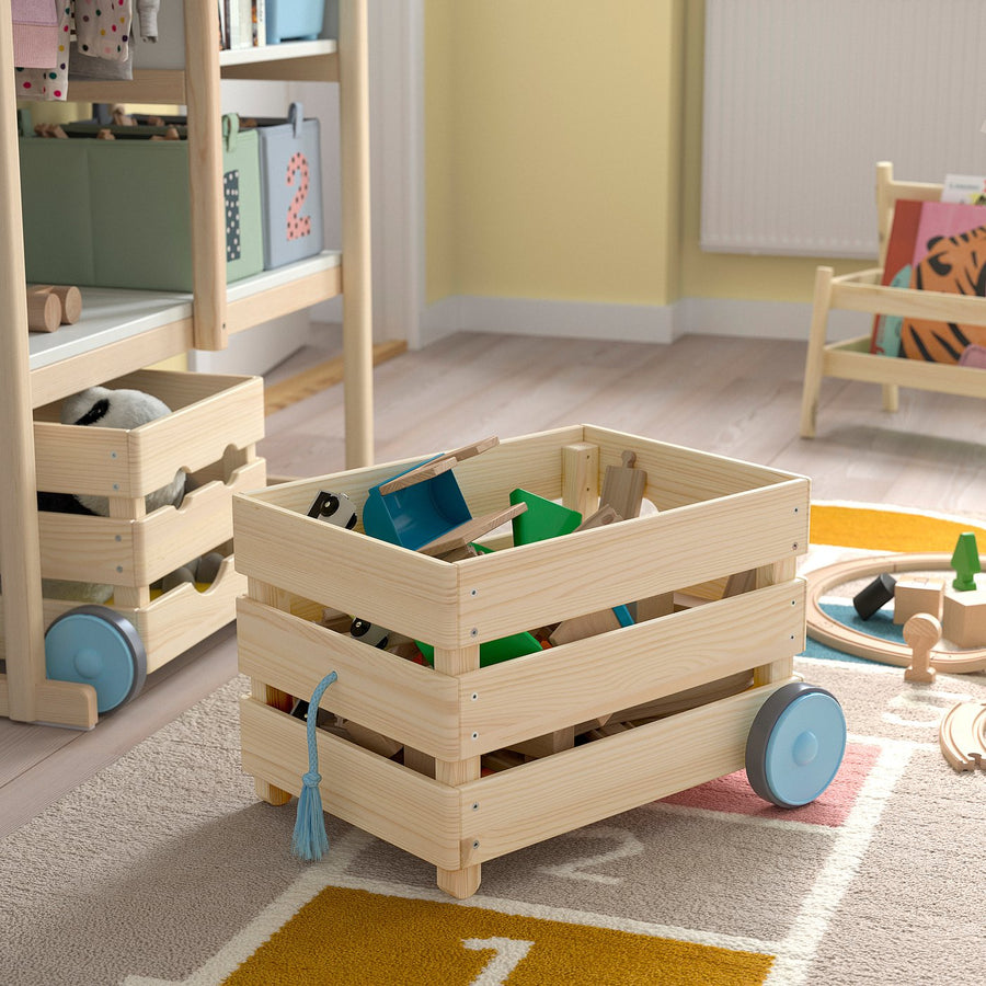 FLISAT open storage combination, light white stained pine/white, 88x38x117 cm