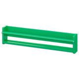 FLISAT wall storage, green, 70x9x16 cm