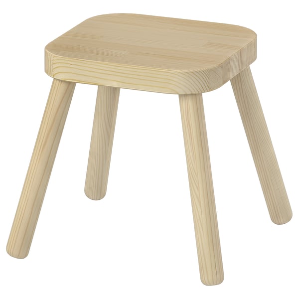 FLISAT children's stool, pine, 26 cm