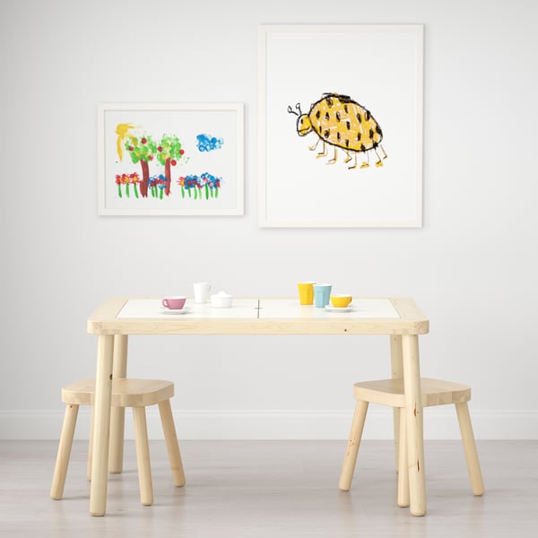 FLISAT children's table, 83x58 cm