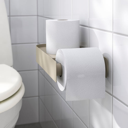 FLORSJÖN toilet roll holder, beige, 29x5x13 cm