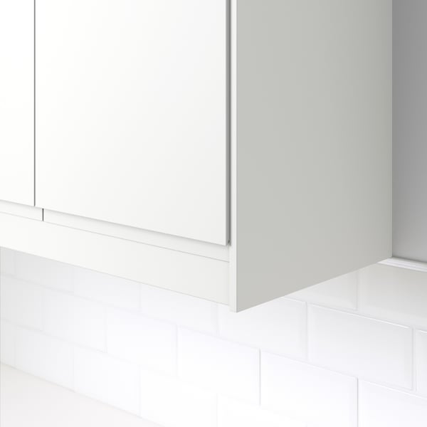 FÖRBÄTTRA rounded deco strip/moulding, matt white, 221 cm