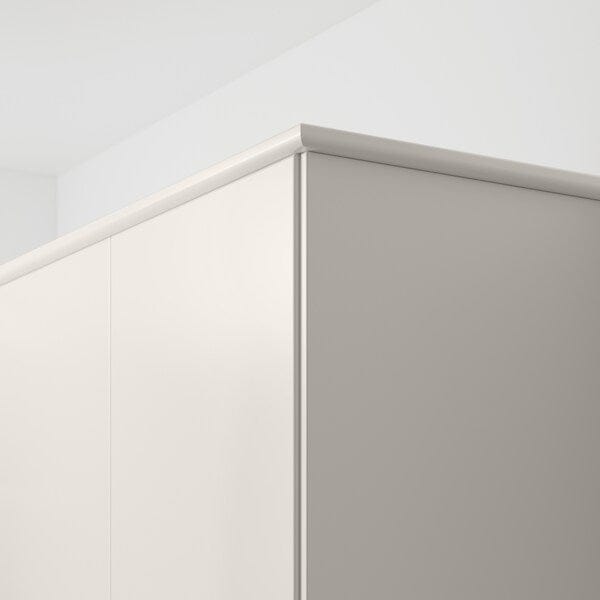 Ikea FÖRBÄTTRA - Rounded deco strip/moulding, white, 221 cm