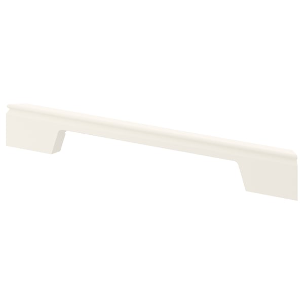 FÖRBÄTTRA decorative plinth with cut-out, off-white, 66x8 cm
