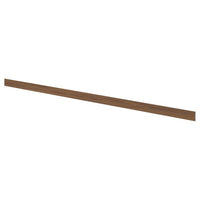 FÖRBÄTTRA plinth, brown walnut effect, 220x8 cm