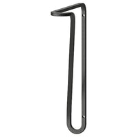 FÖRLÄGGARE bracket, black, 18x25 cm
