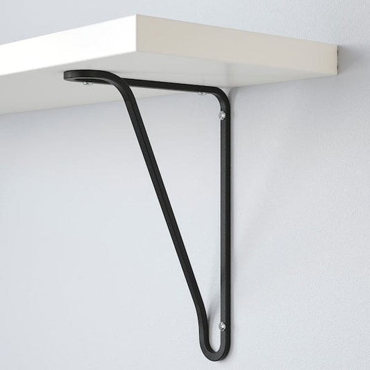 Ikea FÖRLÄGGARE - Bracket, black, 18x25 cm