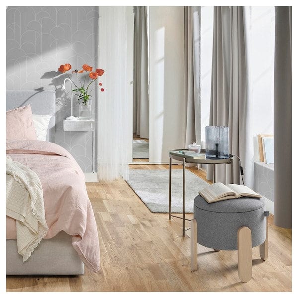 Ikea FÖRLUNDA - Ottoman, with storage/Tonerud grey