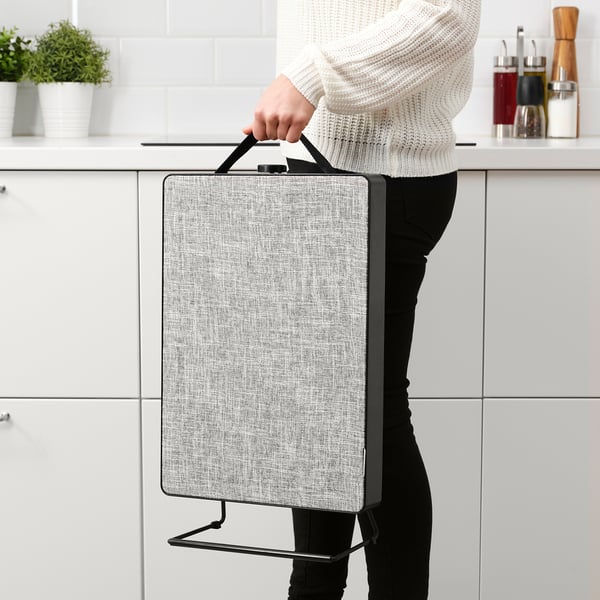 FÖRNUFTIG air purifier, black, 31x45 cm