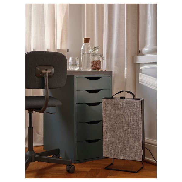 FÖRNUFTIG air purifier, black, 31x45 cm