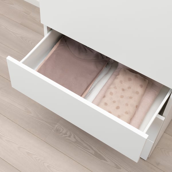 FONNES drawer, white/white, 60x42x20 cm