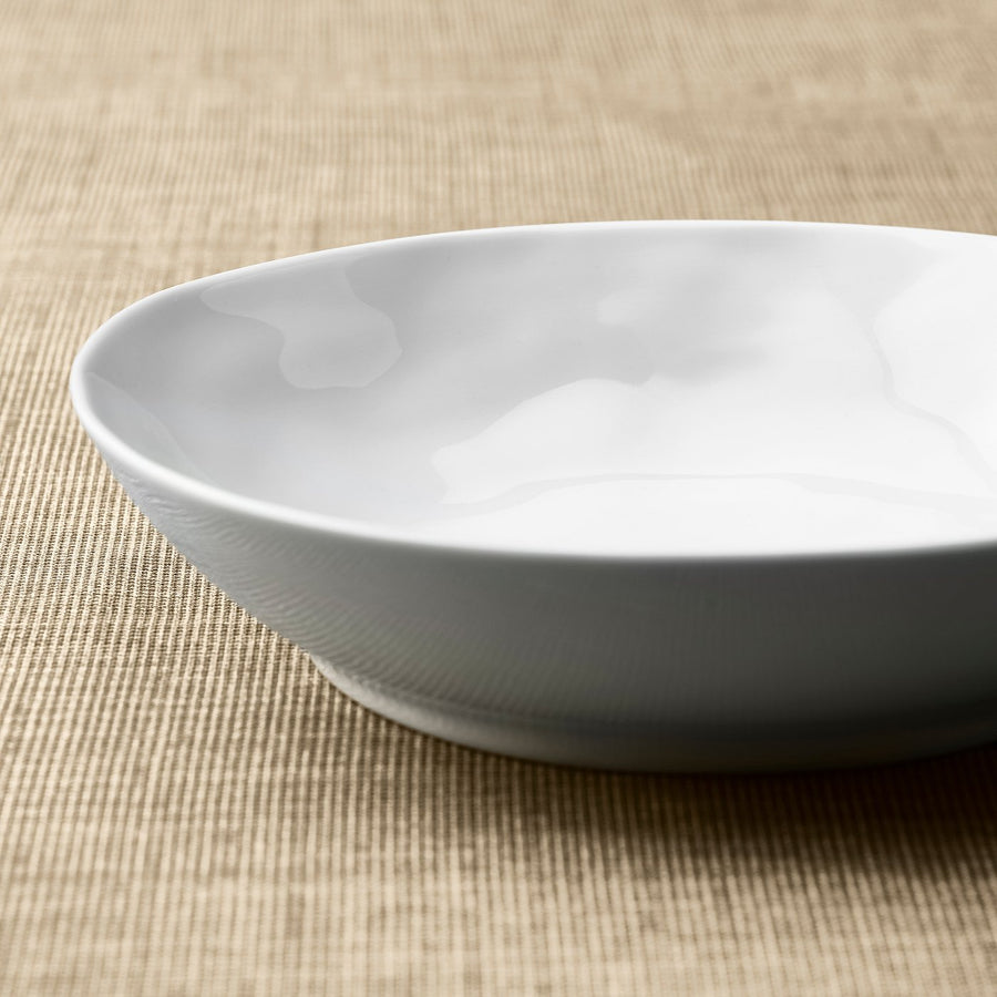 FORELLTETRA deep plate, white, 21x19 cm