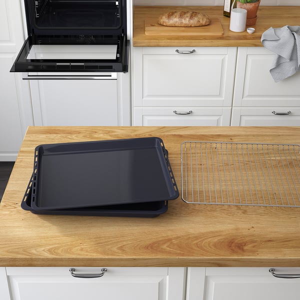FORNEBY forced air oven with direct steam, IKEA 500 black, 150.0x59.4 cm