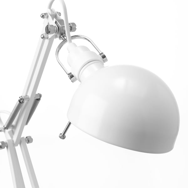 FORSÅ work lamp, white, 12 cm