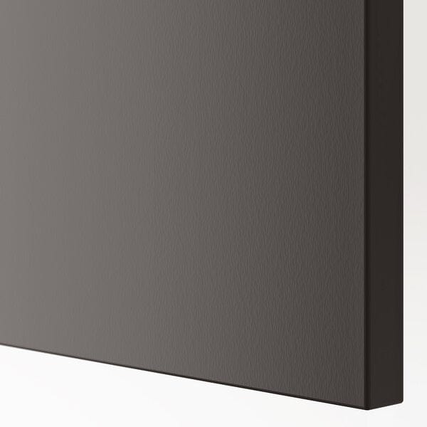 Ikea FORSAND - Door with hinges, dark grey, 50x195 cm