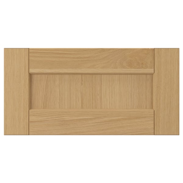FORSBACKA drawer front, oak, 40x20 cm