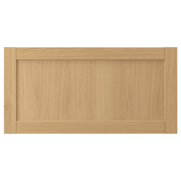 FORSBACKA drawer front, oak, 80x40 cm