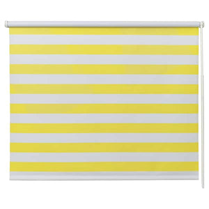 Ikea FRIDANS - Blackout roller blind, white yellow/striped,120x195 cm