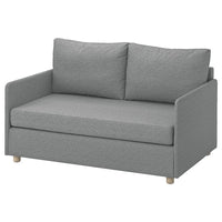 FRIDHULT sofa-bed, Knisa light grey, 126x61x76 cm