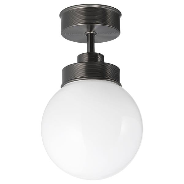 FRIHULT ceiling lamp, black, 15 cm