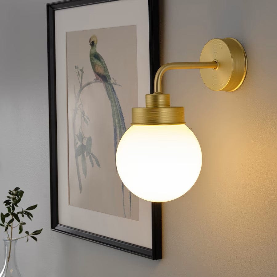 Ikea FRIHULT Wall lamp, brass-colour