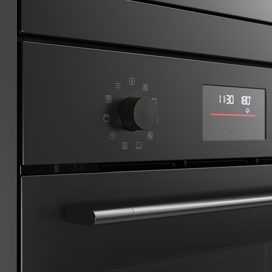 FRILLESBO true fan oven, added steam function bake function/black IKEA 500, 594 mmx589 mmx547 mm cm