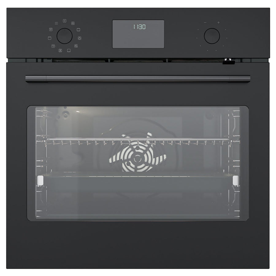 FRILLESBO true fan oven, added steam function bake function/black IKEA 500, 594 mmx589 mmx547 mm cm