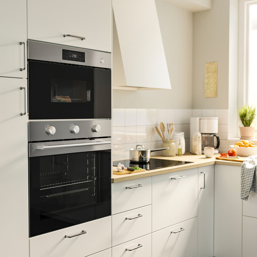 FRILLESBO built-in microwave, IKEA 300 stainless steel colour, 135x59.5 cm