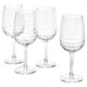 FRÖJDA wine glass, clear glass, 47 cl, 4 pack