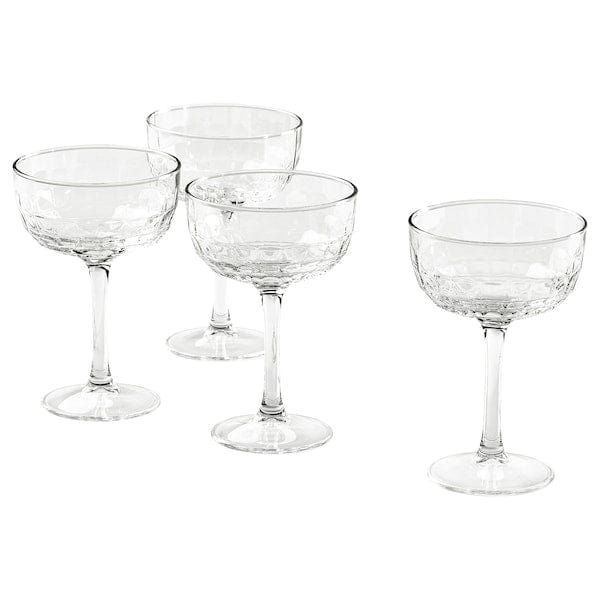 Ikea FRÖJDA - Champagne coupe, clear glass, 20 cl