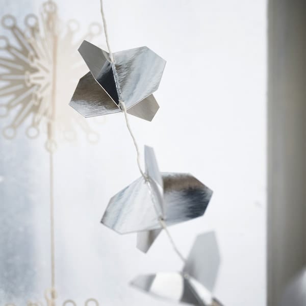 Ikea FRÖJDA - Garland, chrome effect, 3.0 m