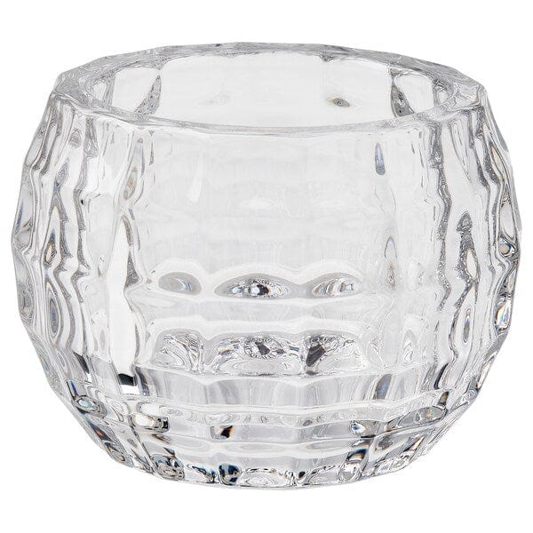 Ikea FRÖJDA - Tealight holder, clear glass, 6 cm