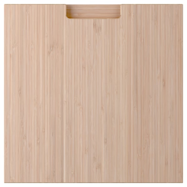 FRÖJERED drawer front, light bamboo, 40x40 cm