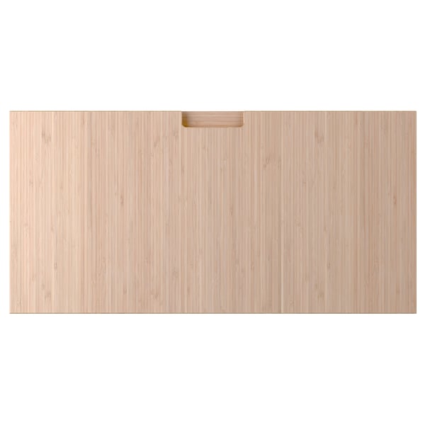 FRÖJERED drawer front, light bamboo, 80x40 cm
