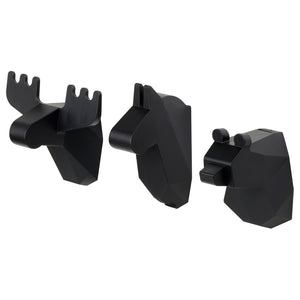 FRÖSÅDD hook, black, 3 pack