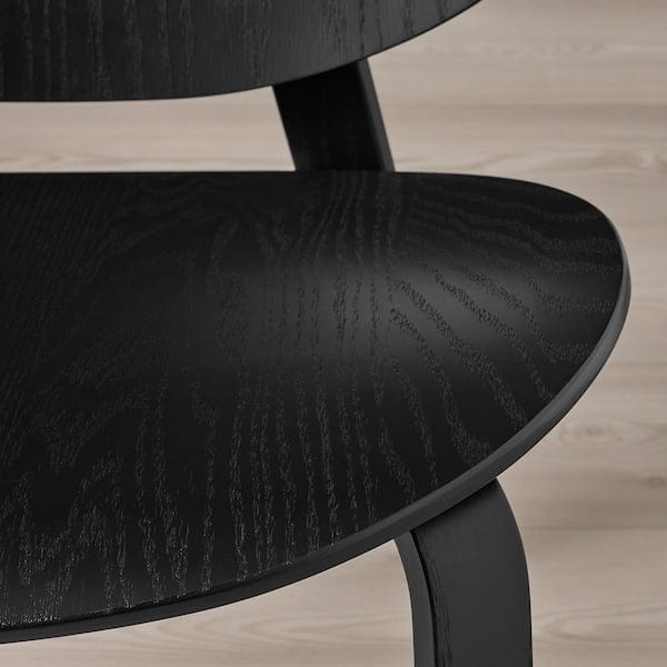 Ikea FRÖSET - Easy chair, black stained oak veneer