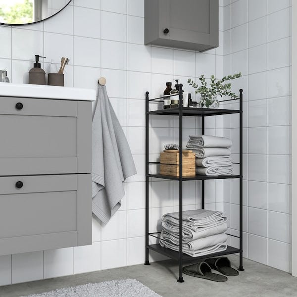 Ikea FRÖSJÖN - Shelving unit, black, 40x96 cm
