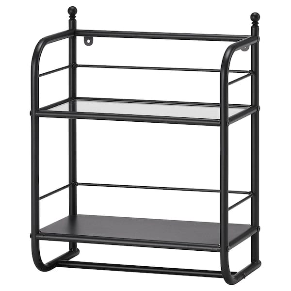 Ikea FRÖSJÖN - Wall shelf, black, 40x51 cm