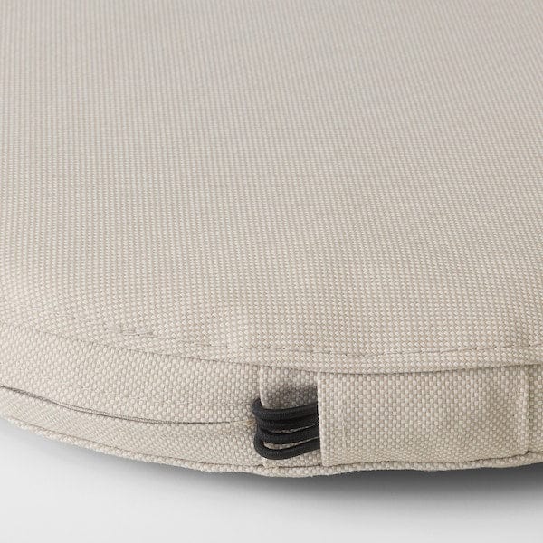 Ikea FRÖSÖN/DUVHOLMEN Outdoor chair cushion - beige 35 cm , 35 cm